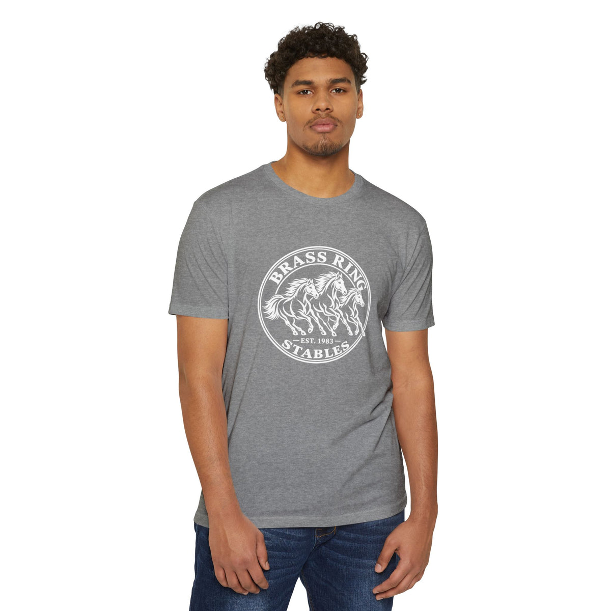 Brass Ring Stables Horse Graphic T-Shirt