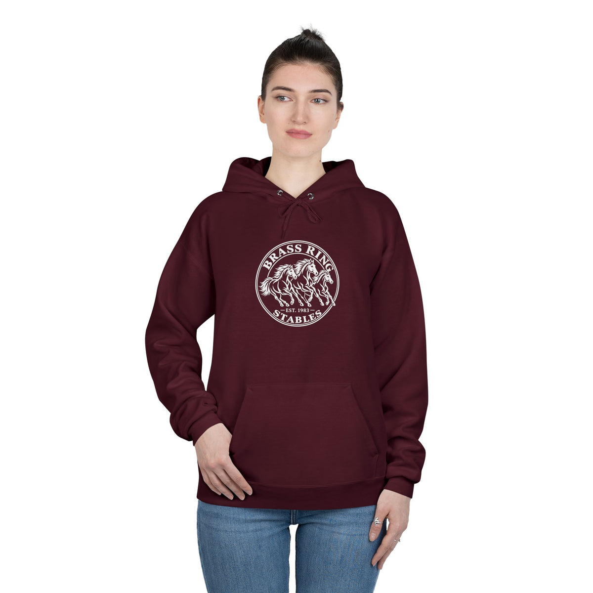 Barn Life Hoodie — "I Would Rather Be at the Barn" Pullover