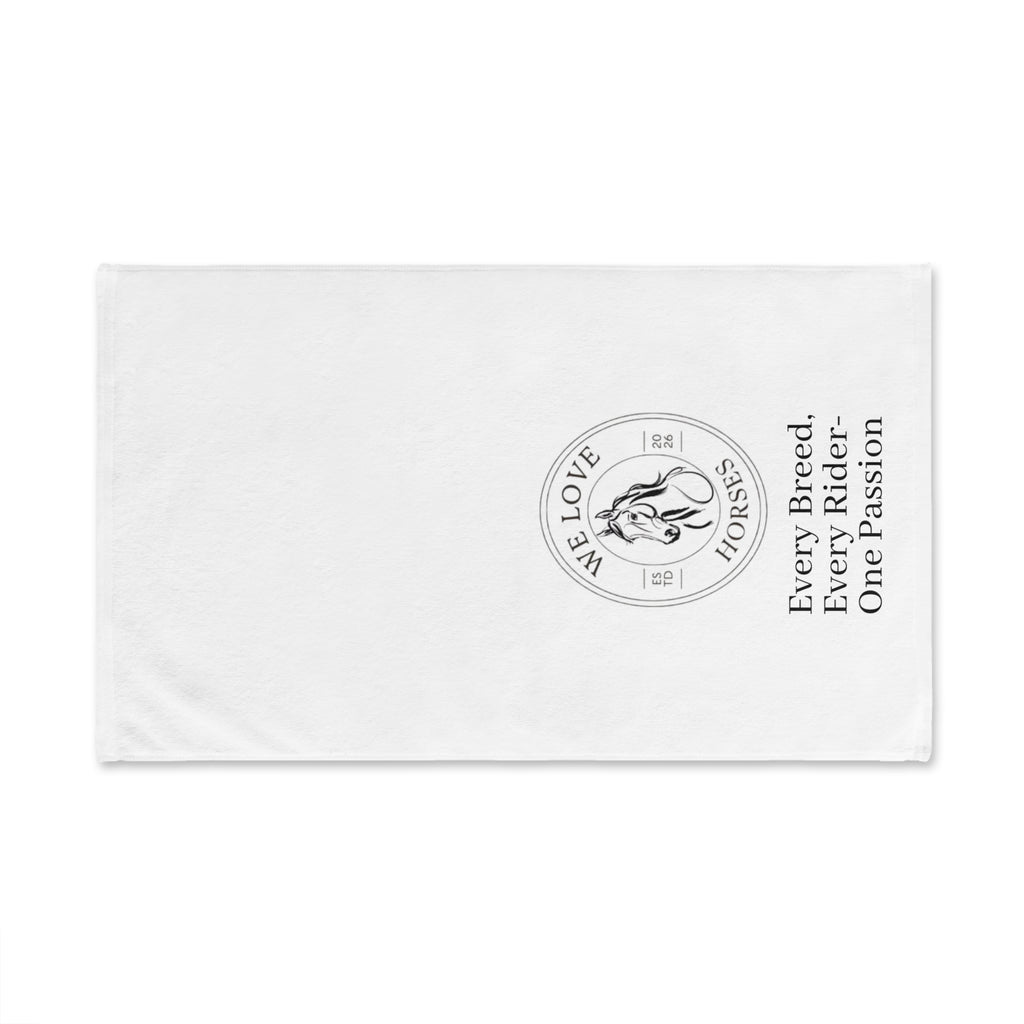 "Every Breed, Every Rider — One Passion" Equestrian Horse Lover Towel