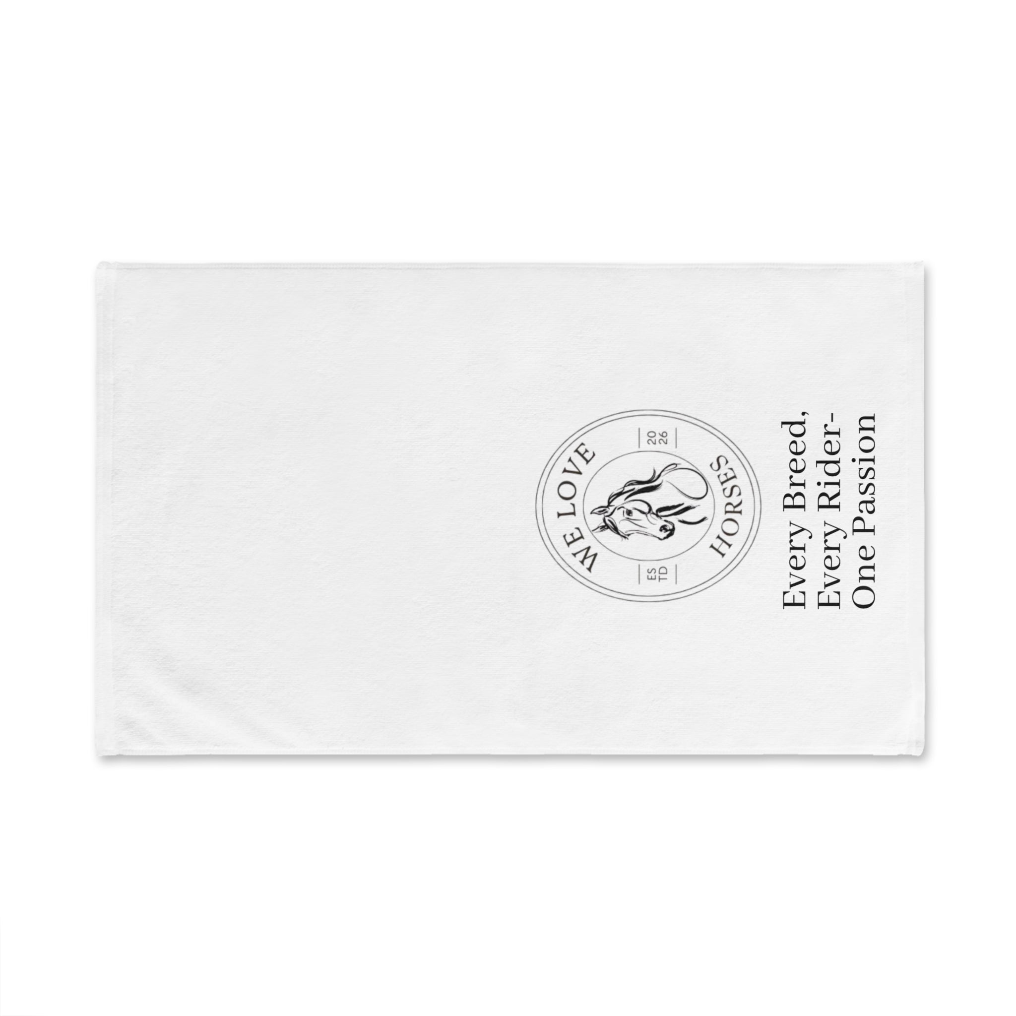 "Every Breed, Every Rider — One Passion" Equestrian Horse Lover Towel