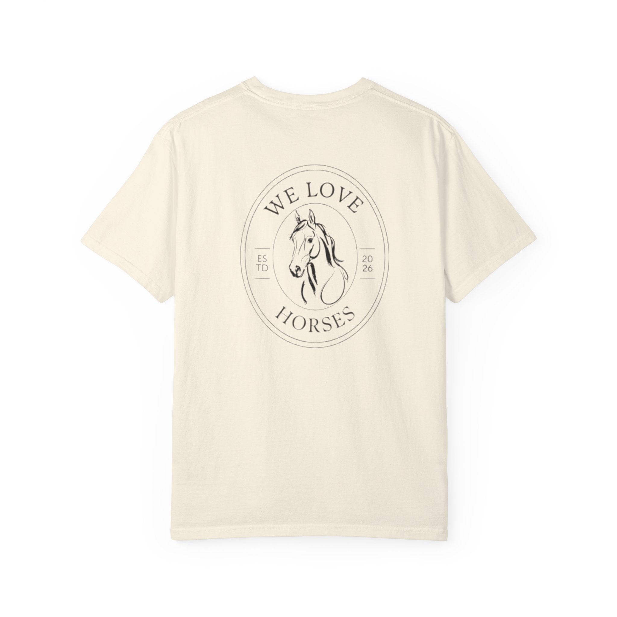 She Rides Through the Storm T-Shirt — Psalm 46:5 Horse Tee