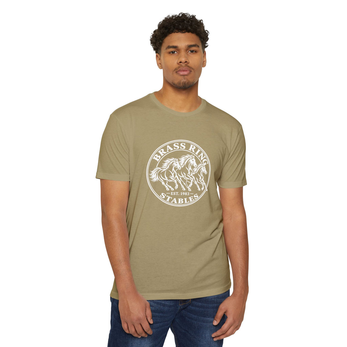 Brass Ring Stables Horse Graphic T-Shirt