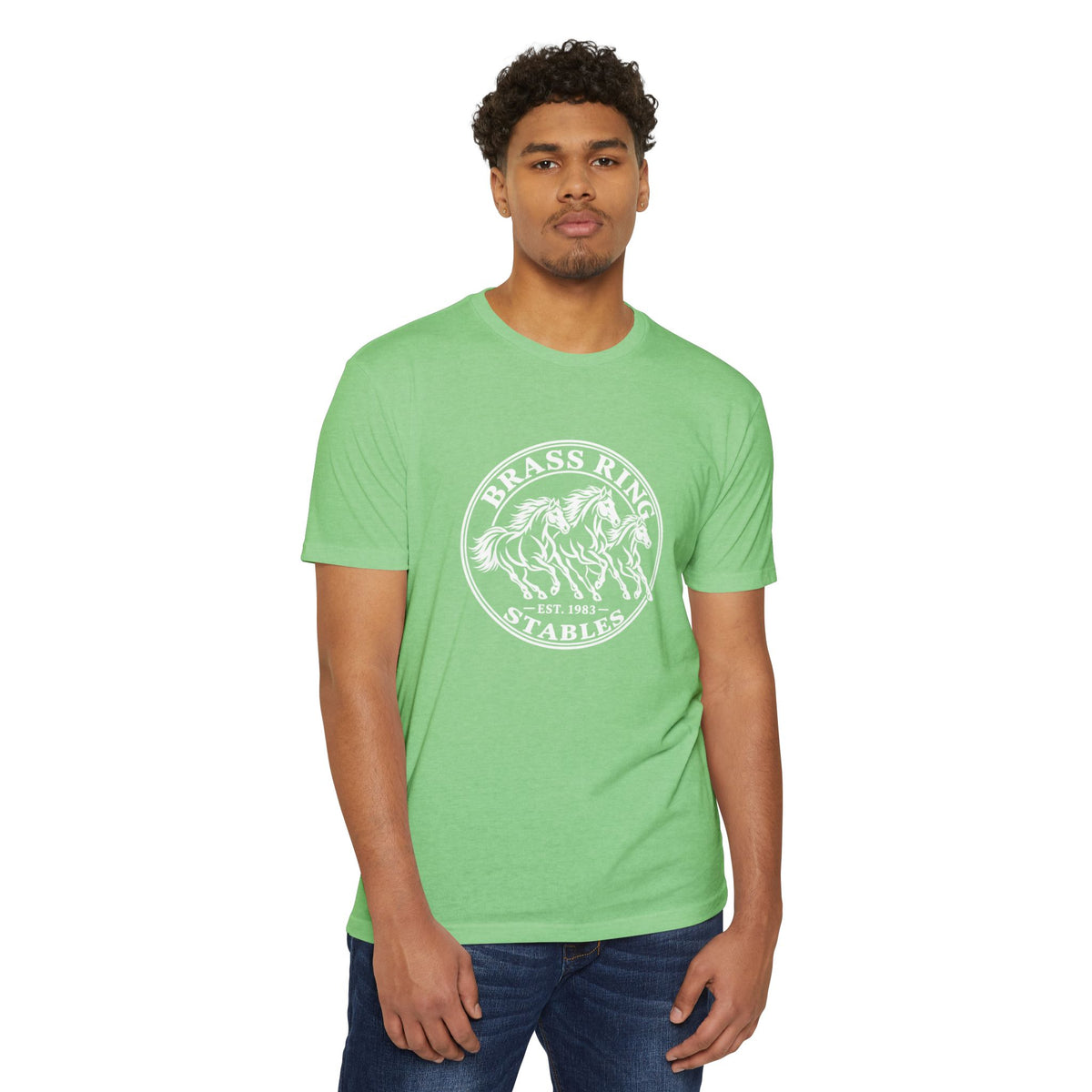 Brass Ring Stables Horse Graphic T-Shirt