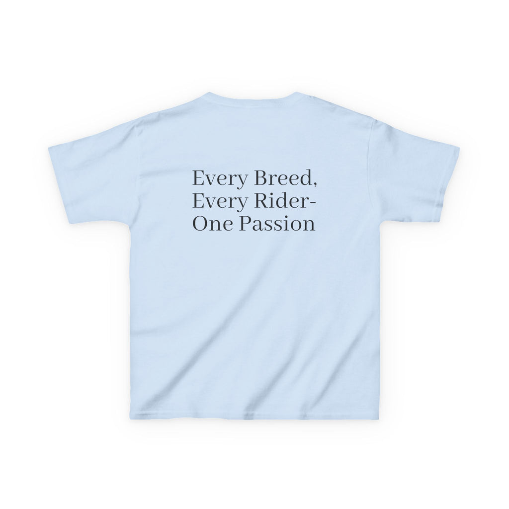 Kids Horse T-Shirt — “We Love Horses”