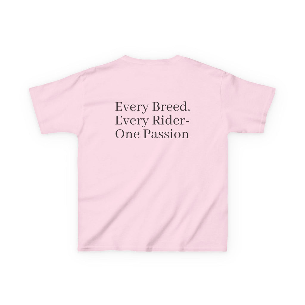 Kids Horse T-Shirt — “We Love Horses”