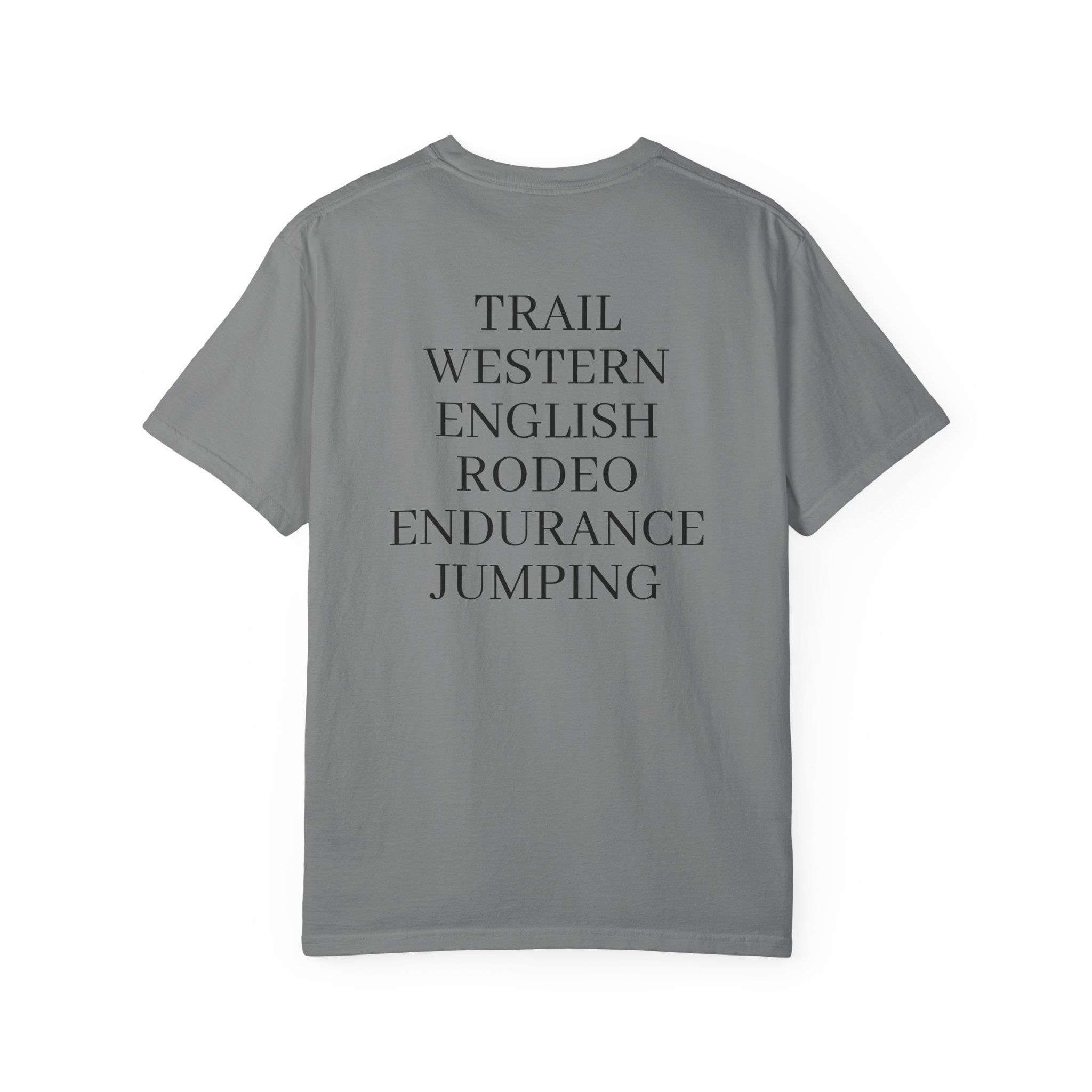 Riding with Purpose- Trail, Western, English.... T-Shirt — Charity Tee