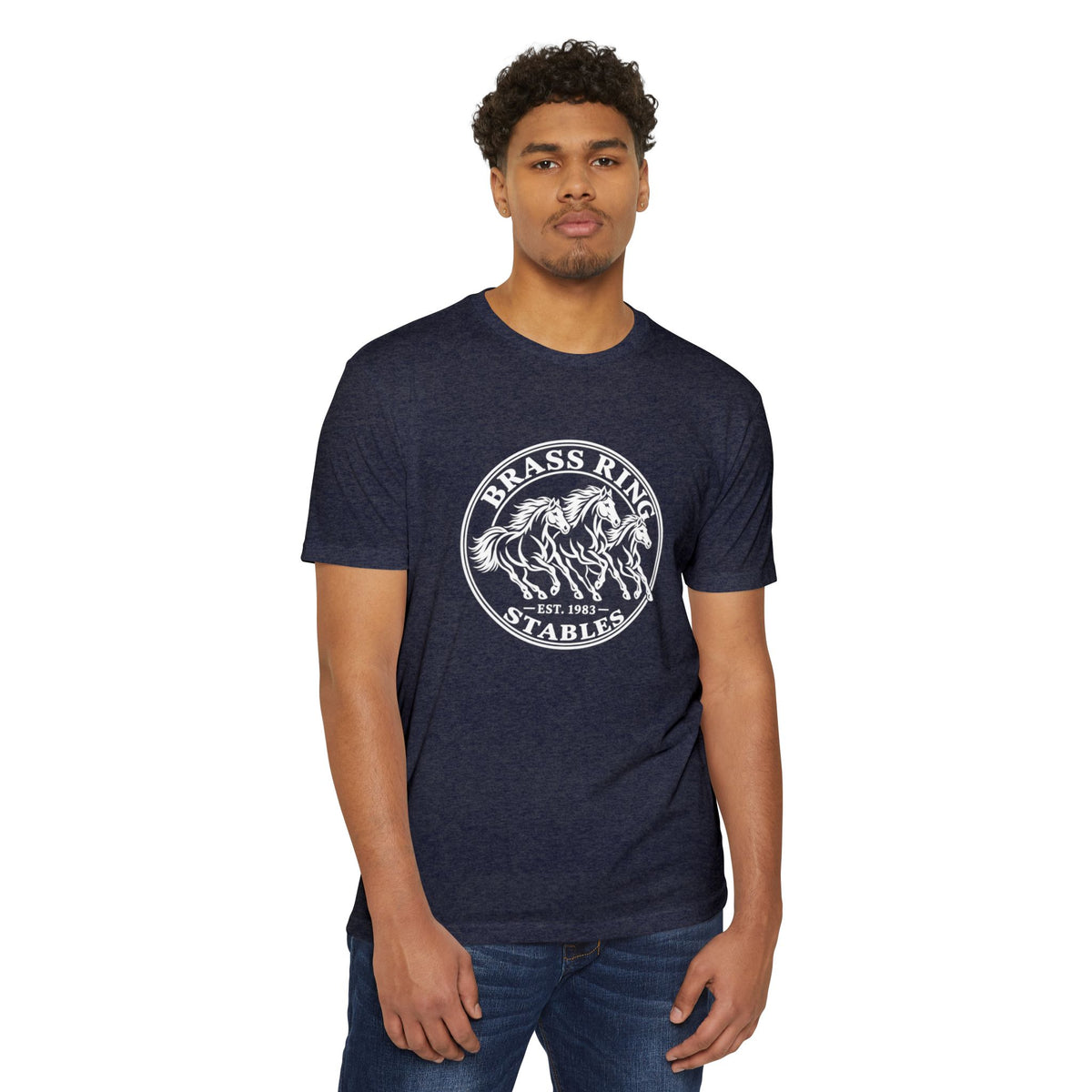 Brass Ring Stables Horse Graphic T-Shirt