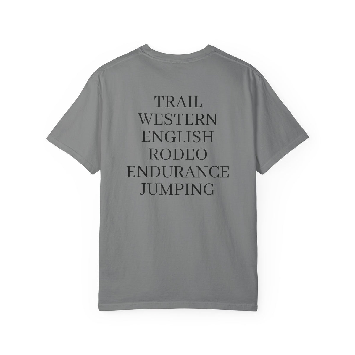Riding with Purpose- Trail, Western, English.... T-Shirt — Charity Tee