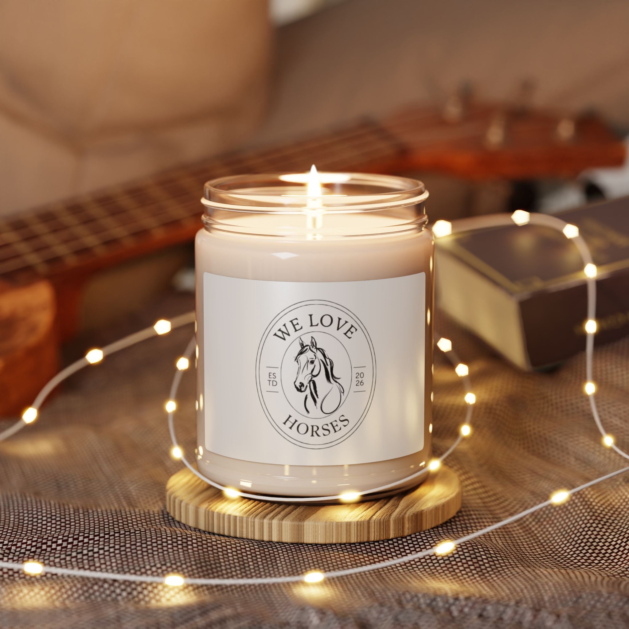 We Love Horses Scented Soy Candle