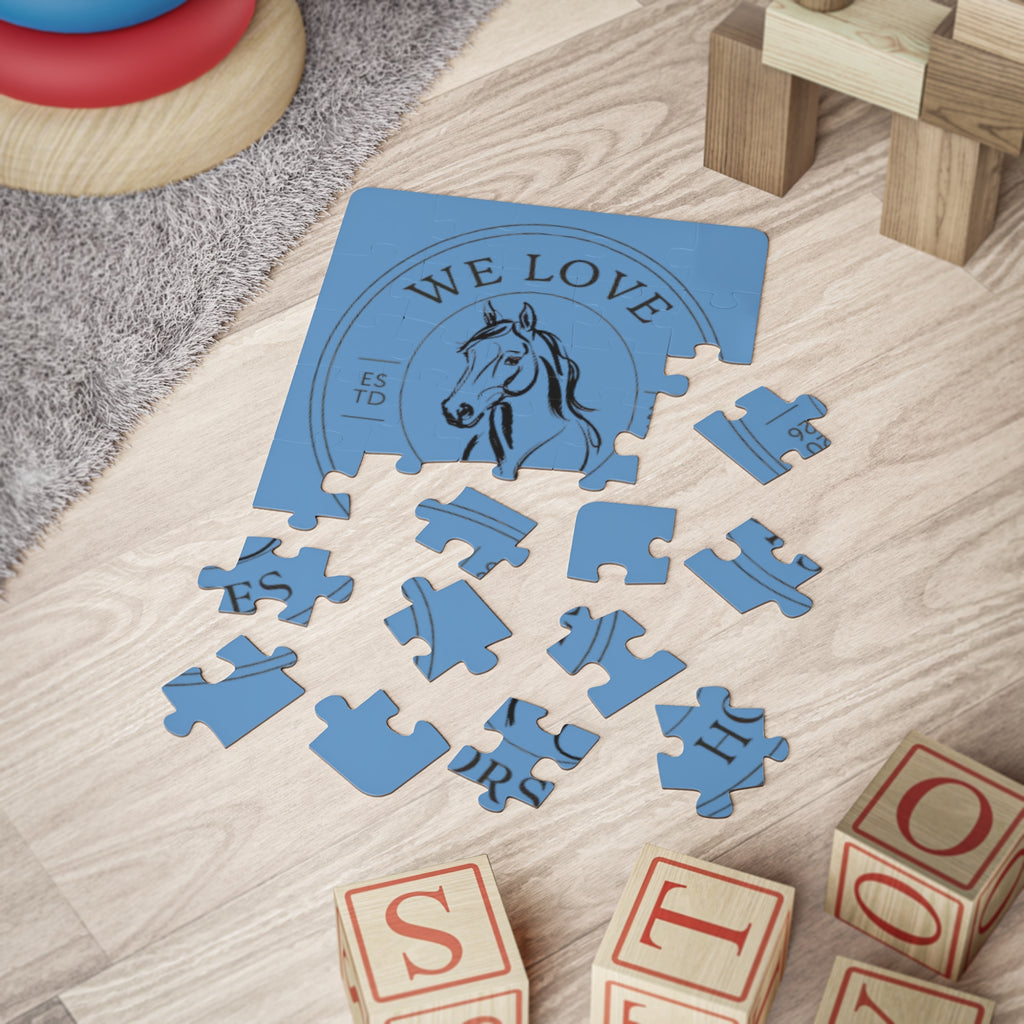 Kids Puzzle – "We Love Horses" 30-Piece Jigsaw for Children