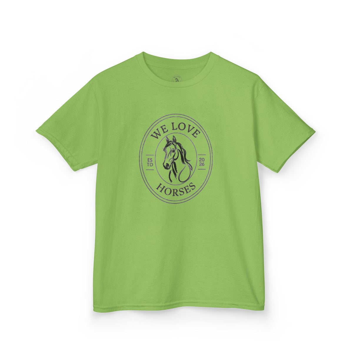 Kids Horse T-Shirt — “We Love Horses”