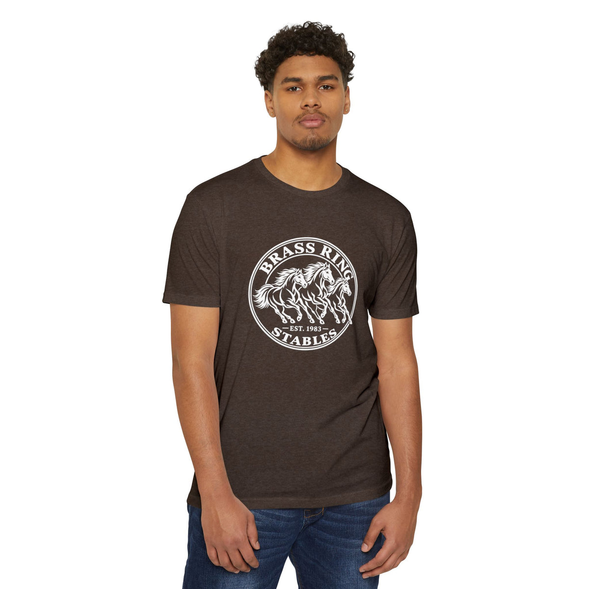 Brass Ring Stables Horse Graphic T-Shirt