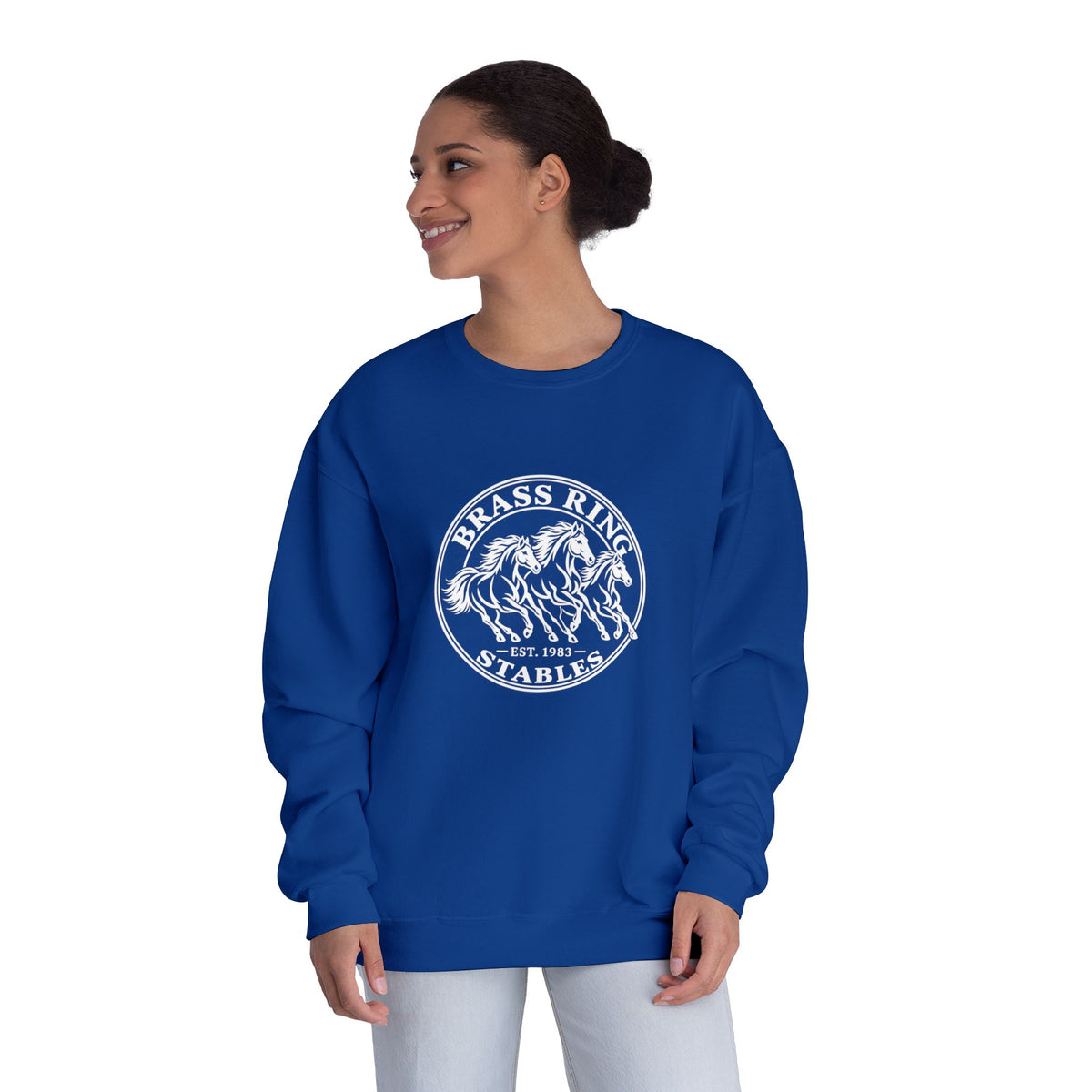 Brass Ridge Stables Crewneck Sweatshirt — Equestrian Horse Riding Apparel