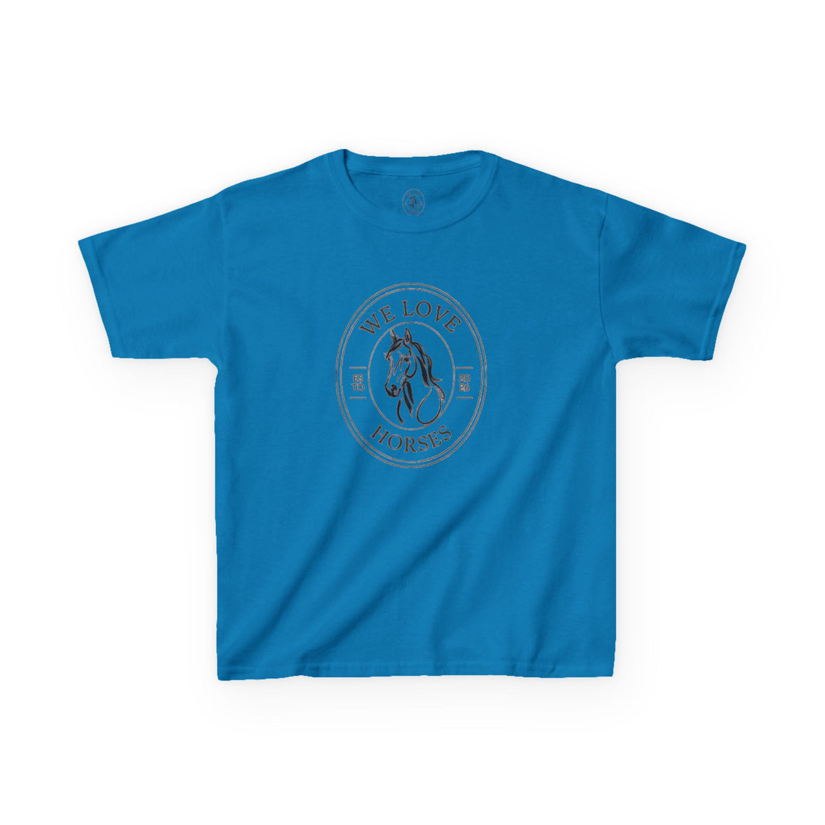 Kids Horse T-Shirt — “We Love Horses”