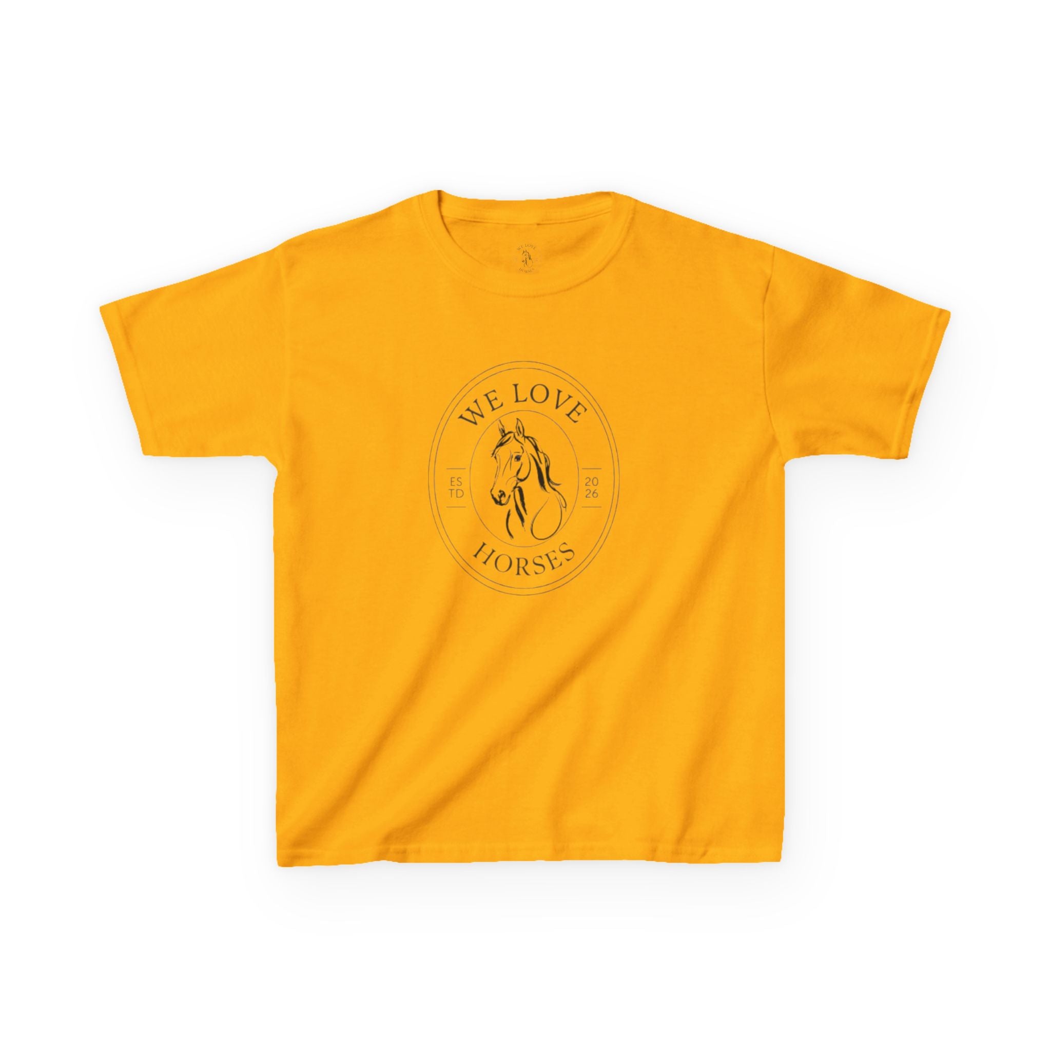 Kids Horse T-Shirt — “We Love Horses”