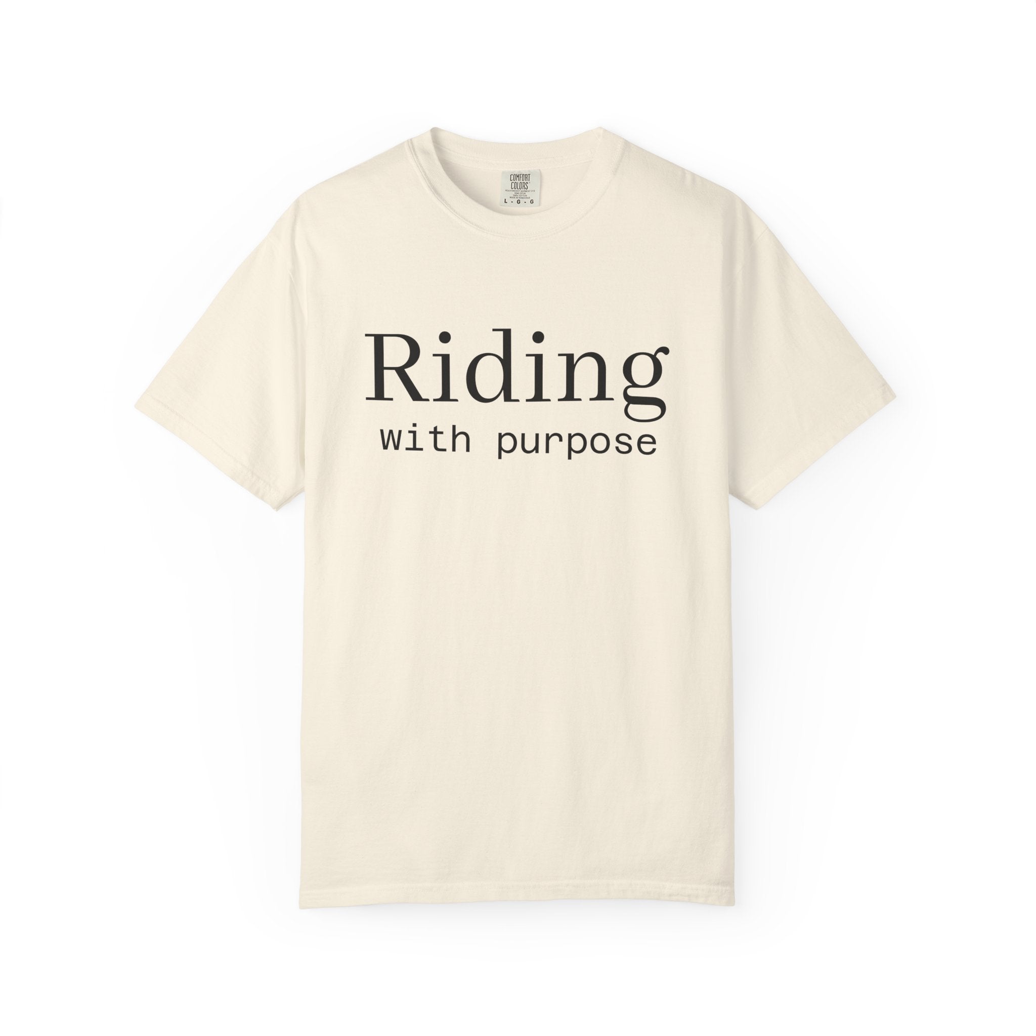Riding with Purpose T-Shirt — Charity Tee