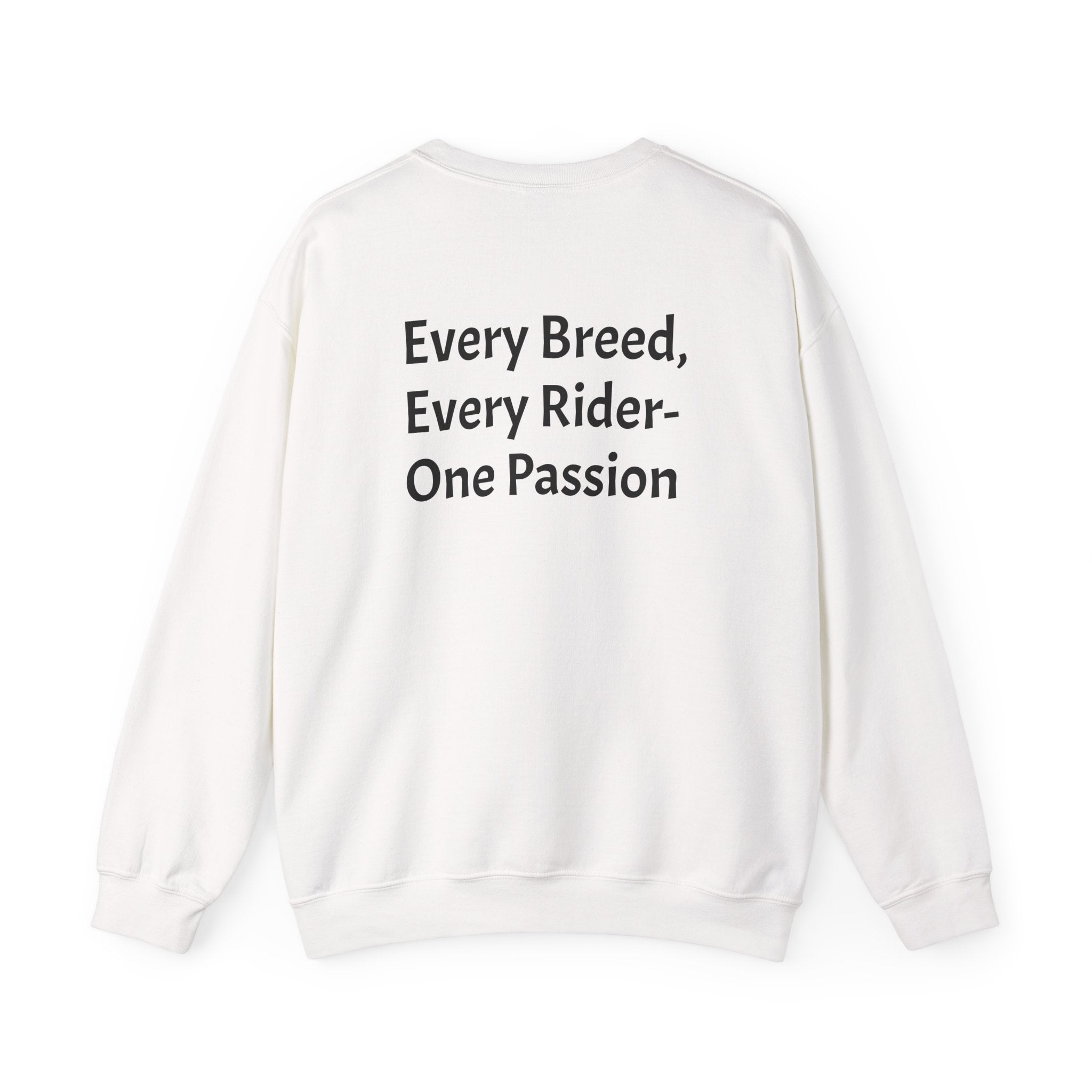 Horse Lovers Crewneck Sweatshirt – "We Love Horses"