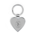 Heart-Shaped Horse Keychain — 'We Love Horses'