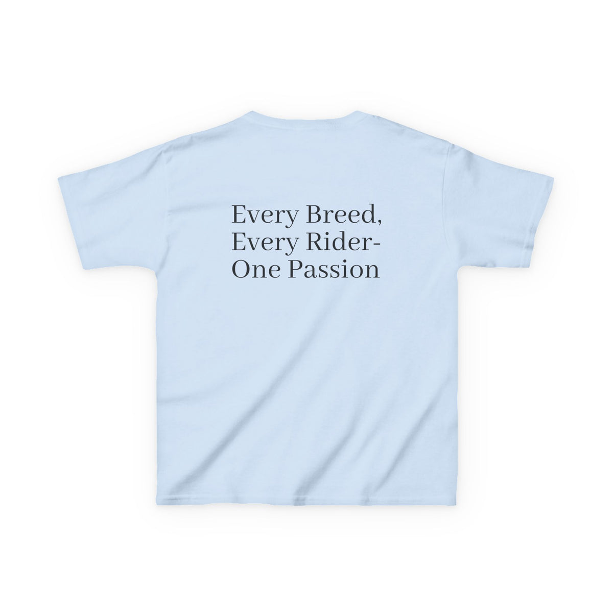 Kids Horse T-Shirt — “We Love Horses”