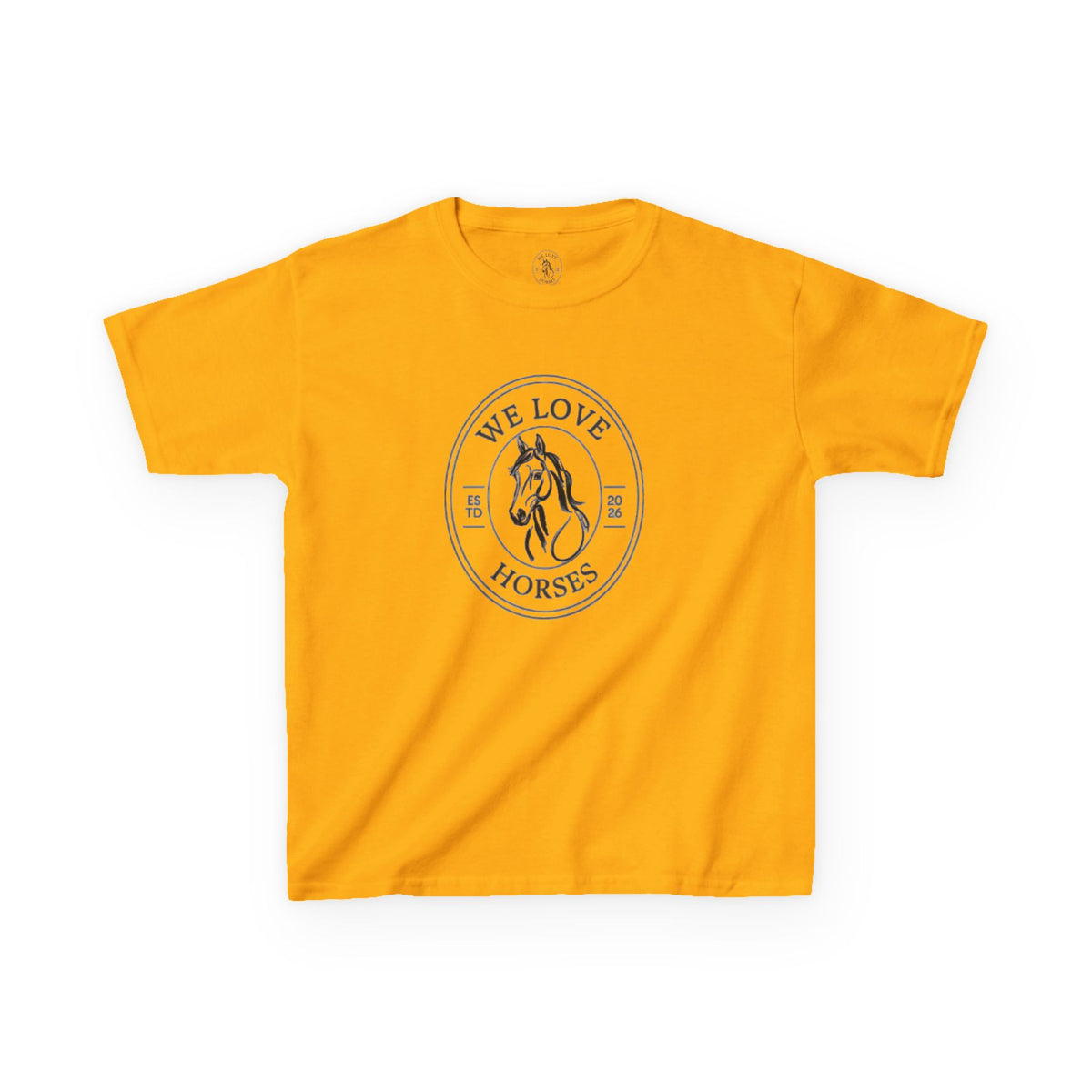Kids Horse T-Shirt — “We Love Horses”