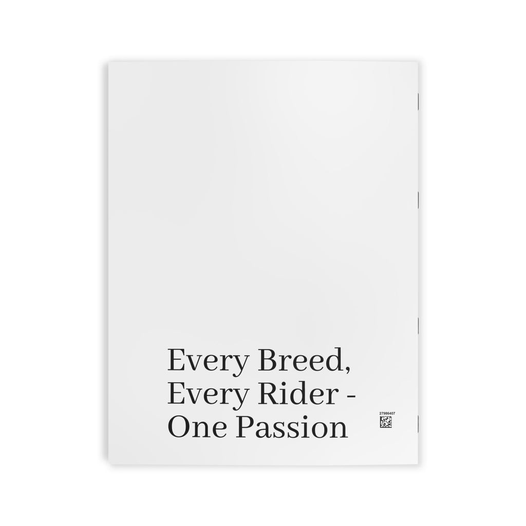 We Love Horses Sketch Book