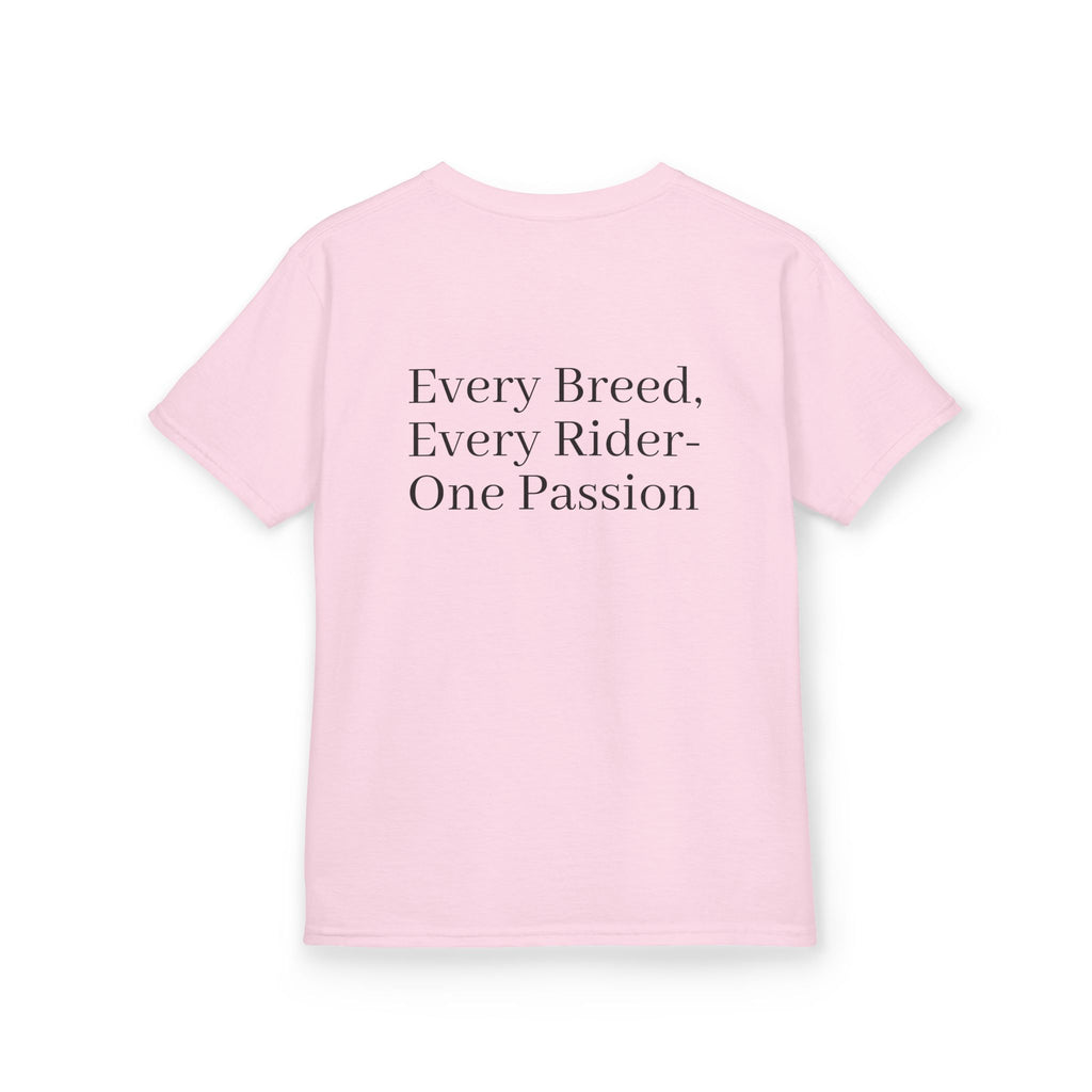 Kids Horse T-Shirt — “We Love Horses”