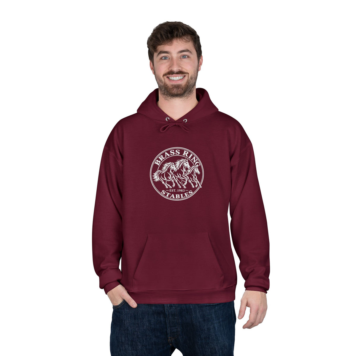 Barn Life Hoodie — "I Would Rather Be at the Barn" Pullover