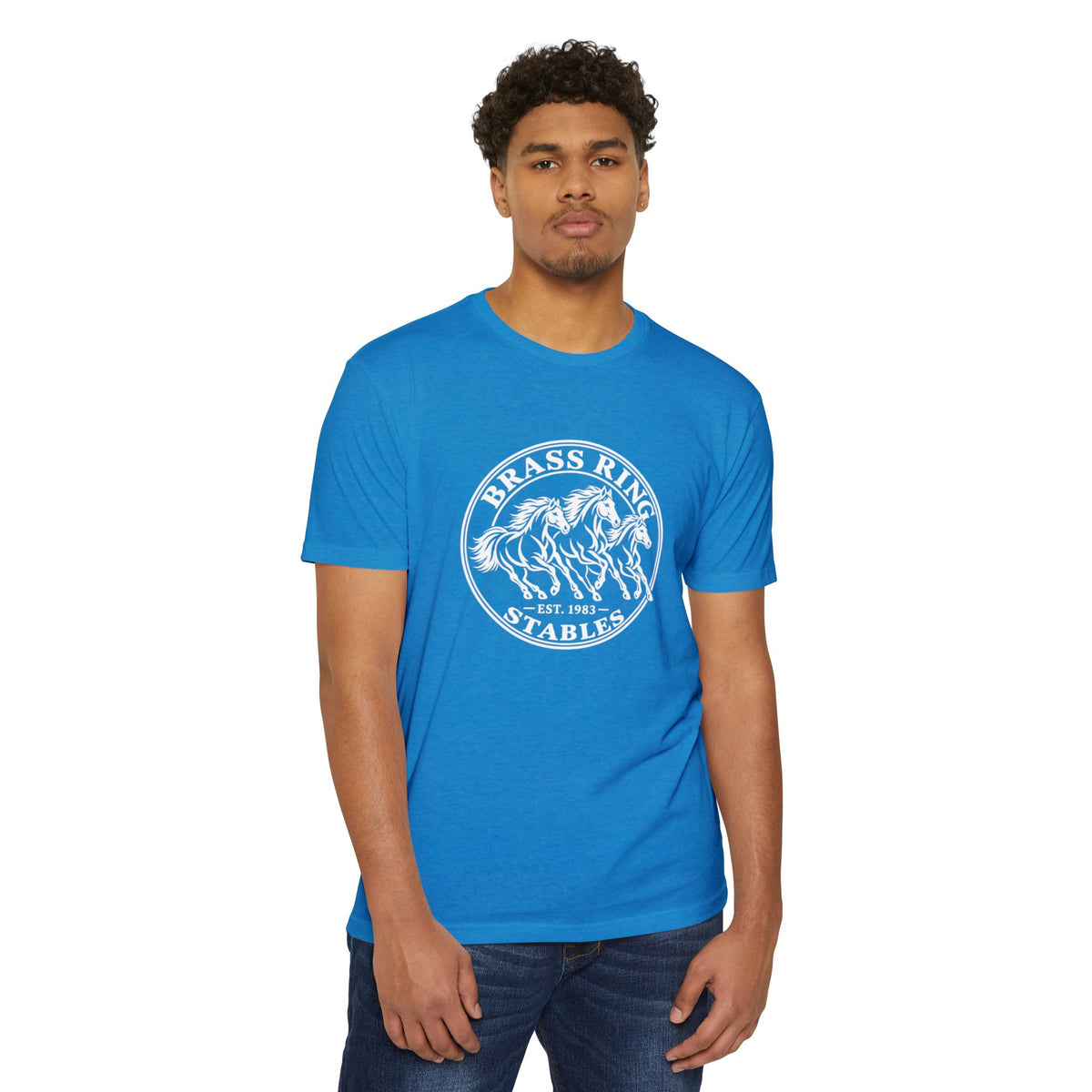 Brass Ring Stables Horse Graphic T-Shirt