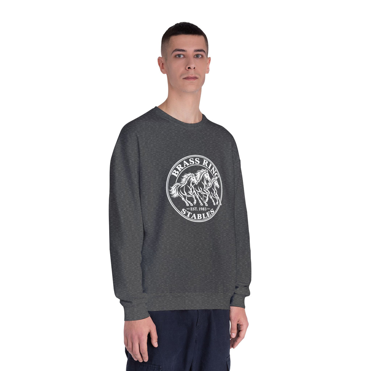 Brass Ridge Stables Crewneck Sweatshirt — Equestrian Horse Riding Apparel