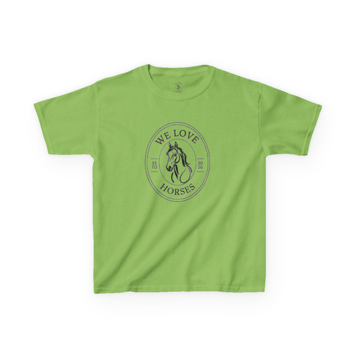 Kids Horse T-Shirt — “We Love Horses”