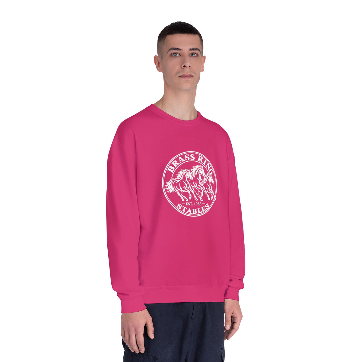 Brass Ridge Stables Crewneck Sweatshirt — Equestrian Horse Riding Apparel