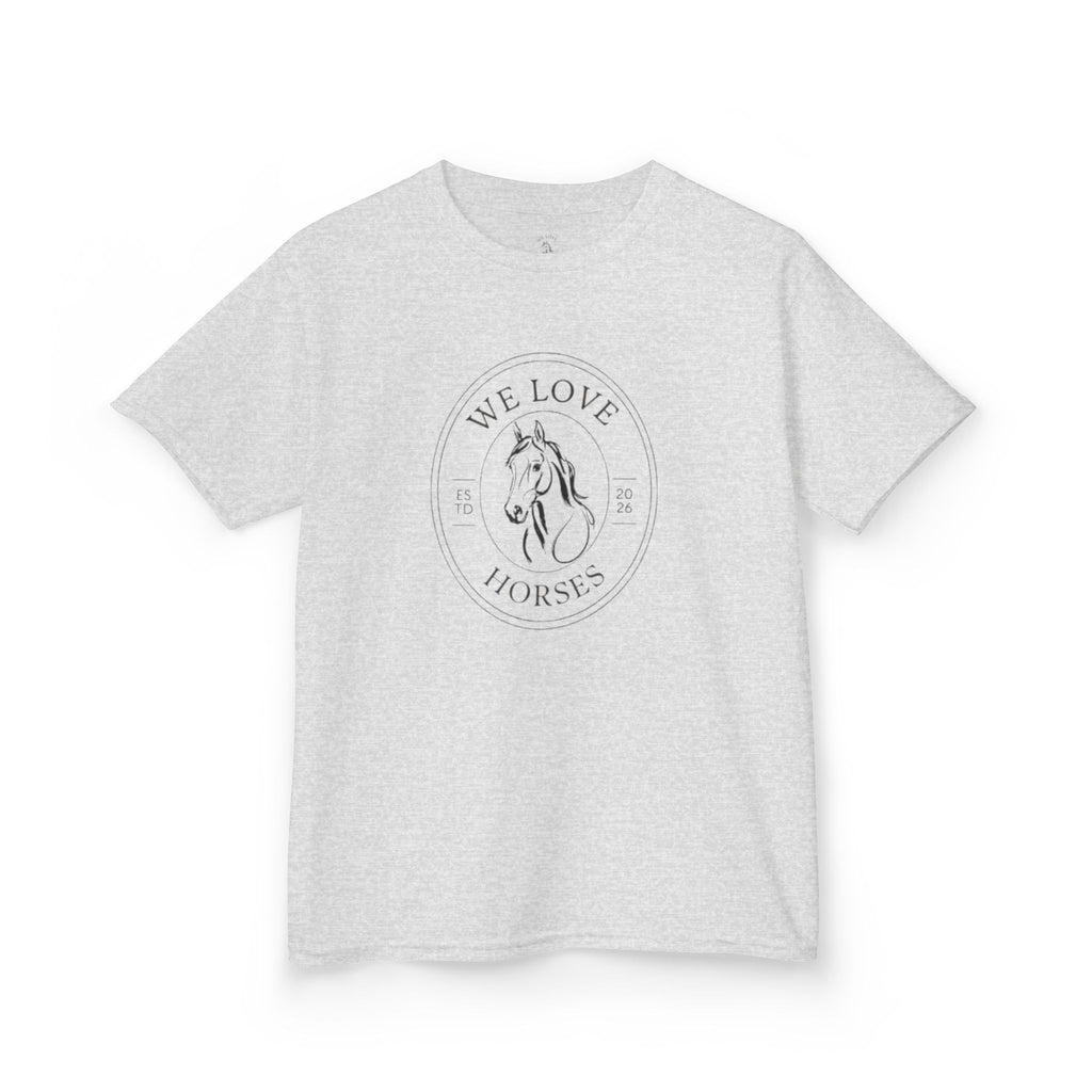 Kids Horse T-Shirt — “We Love Horses”