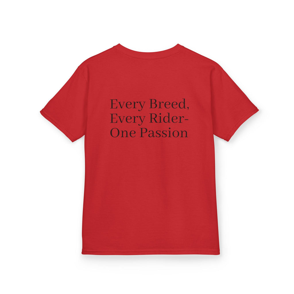 Kids Horse T-Shirt — “We Love Horses”