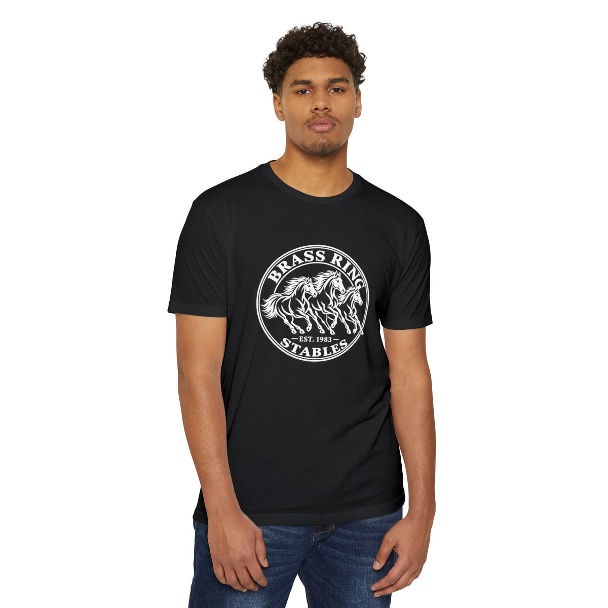 Brass Ring Stables Horse Graphic T-Shirt