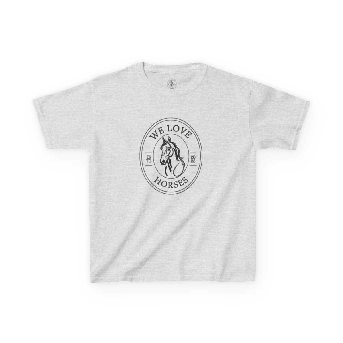 Kids Horse T-Shirt — “We Love Horses”