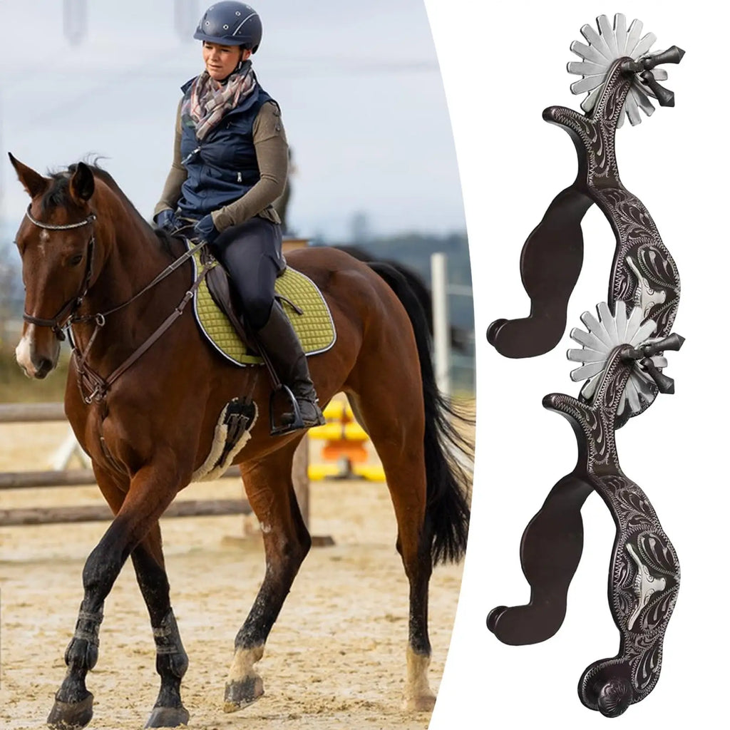 Western Horse riding Boot Spurs