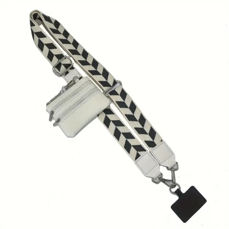 Phone Strap With Zippered Pouch