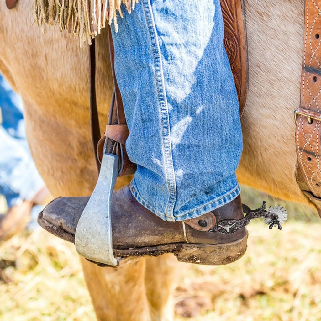 Western Horse riding Boot Spurs