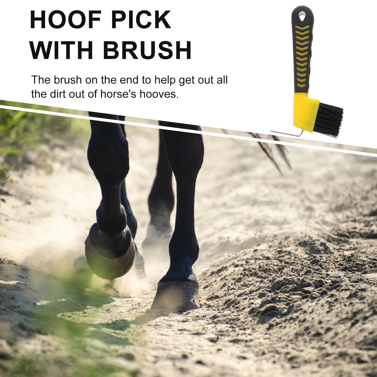 Hoof Pick/Stainless Steel Brush
