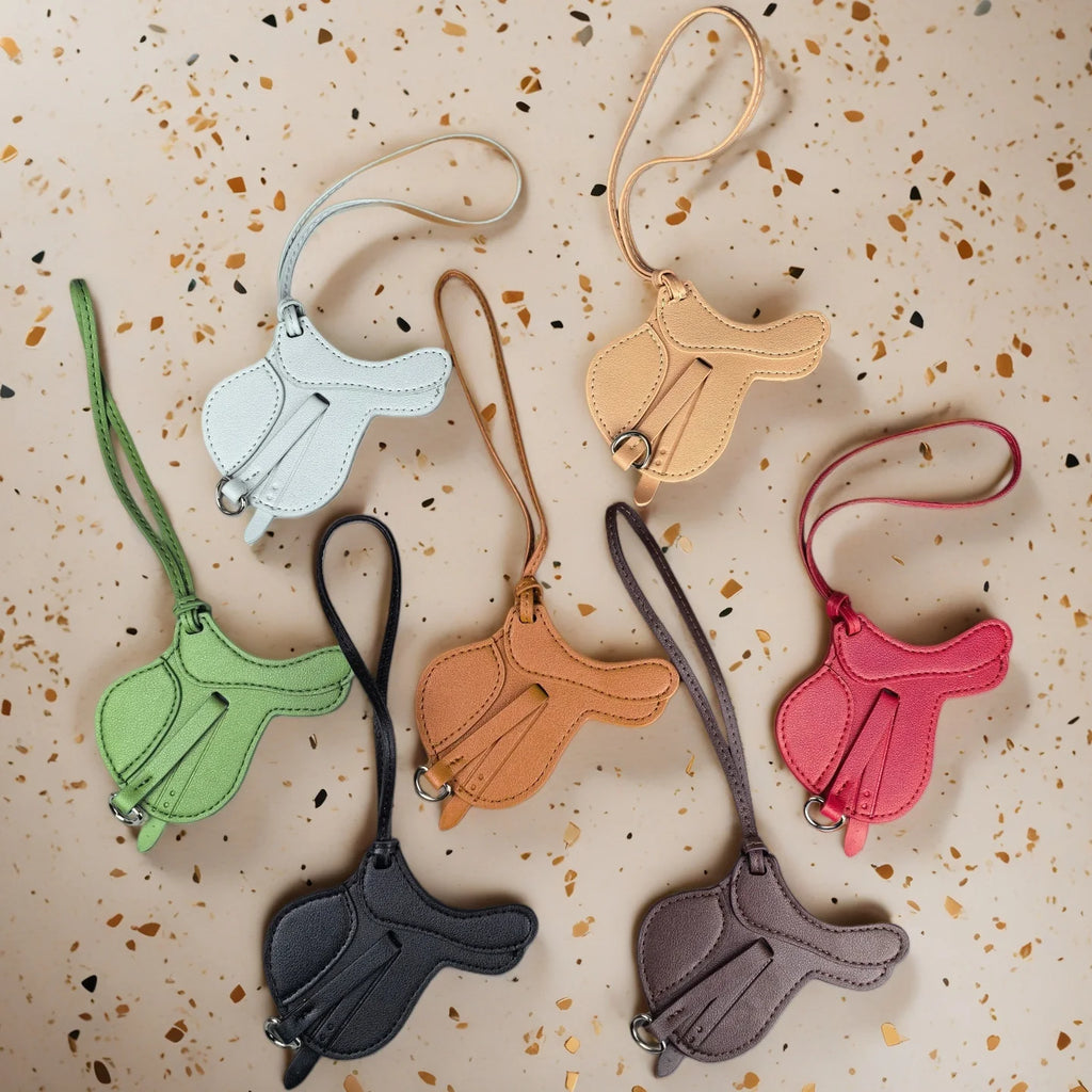 Equestrian Saddle Bag Charm