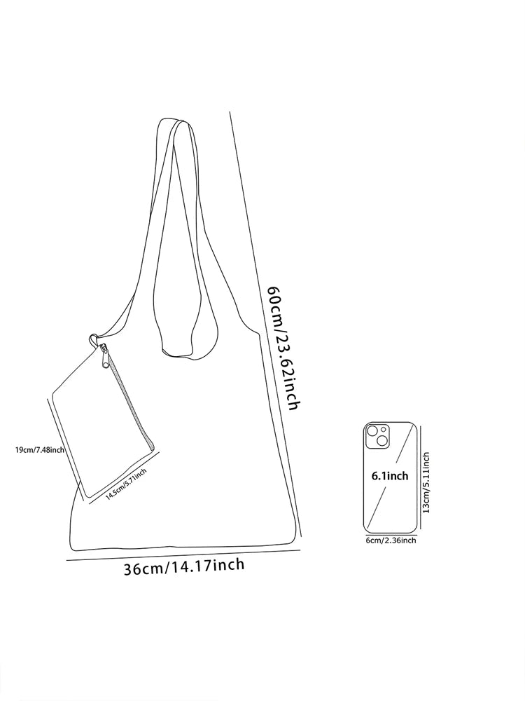 Foldable Horse Large Shopping Bag Foldable Storage Reusable