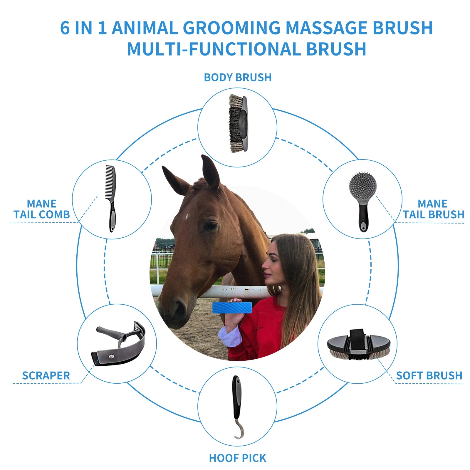 Horse Grooming Brush