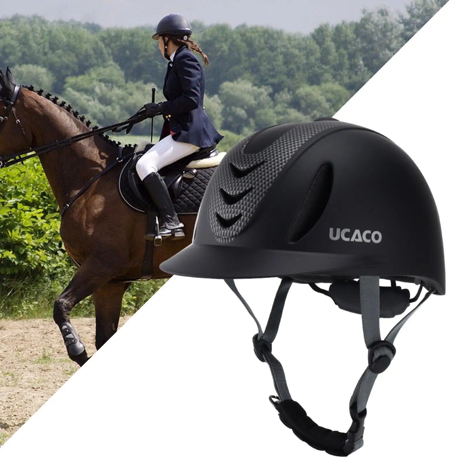 Horse Riding Helmet with Removable Liner for Adults